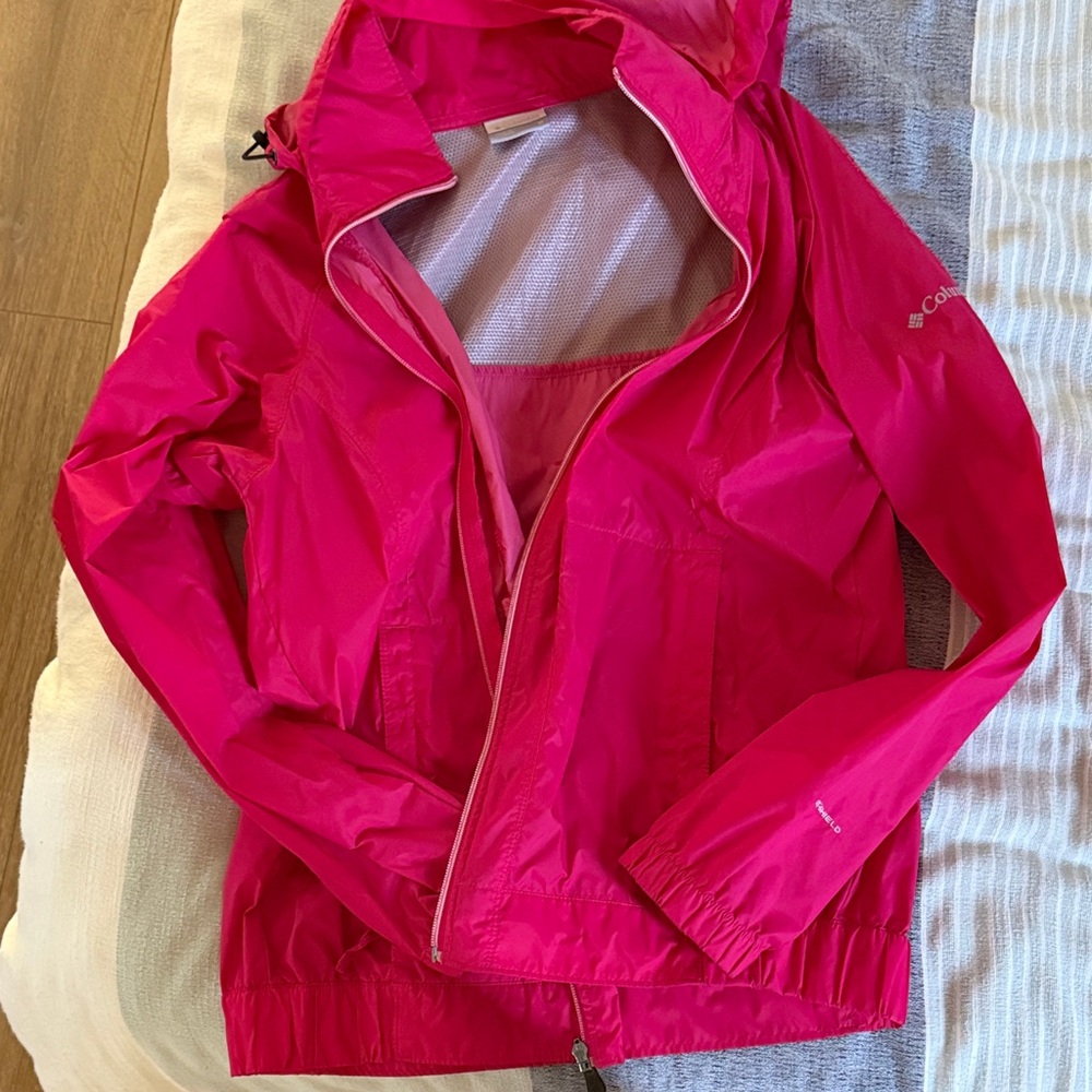 Columbia Vibrant Pink Hooded Jacket Size M